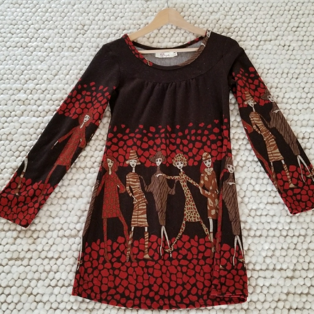 Axyeh Ladies long-sleeve sweater dress - Picture 9 of 10